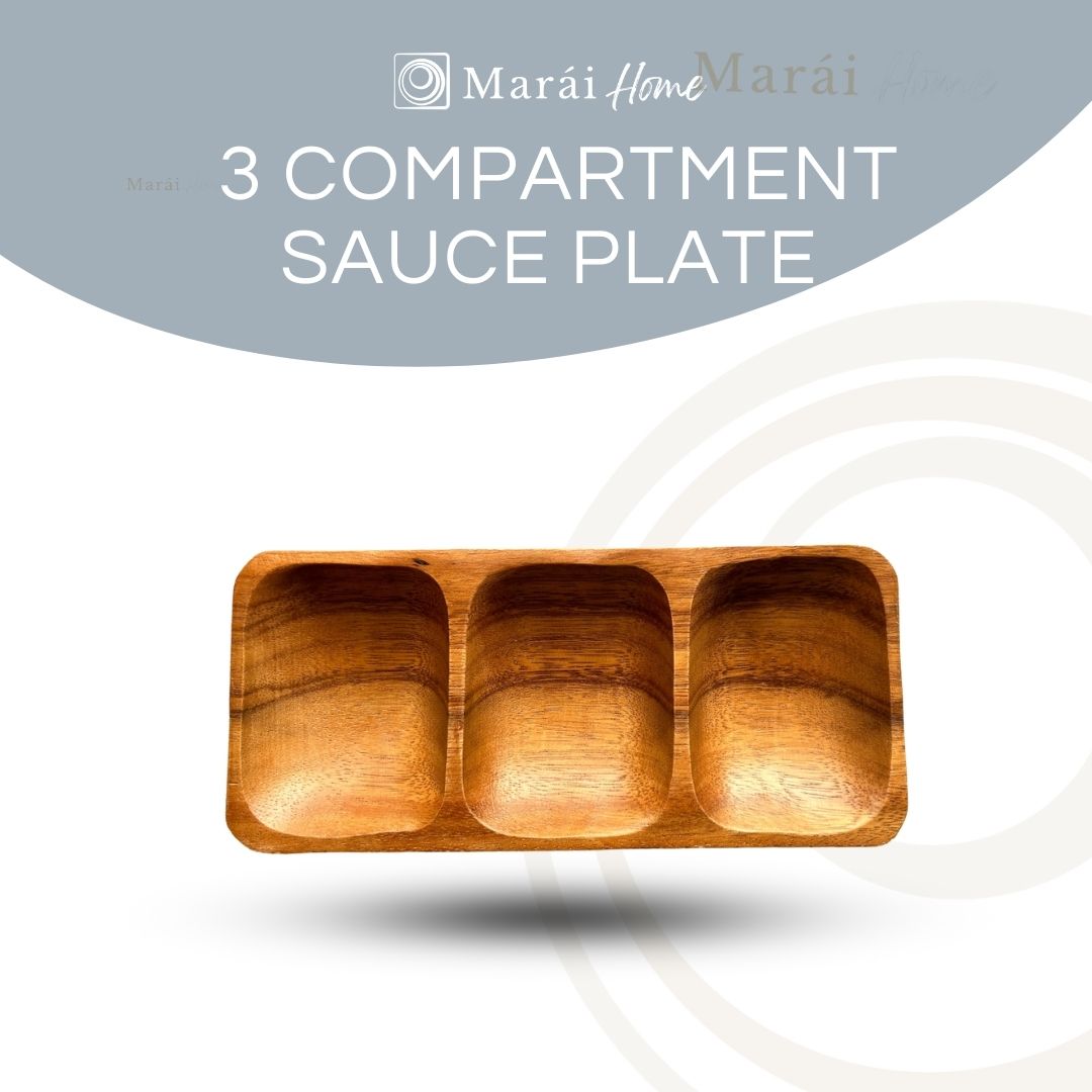 3-Compartment Condiment Plate
