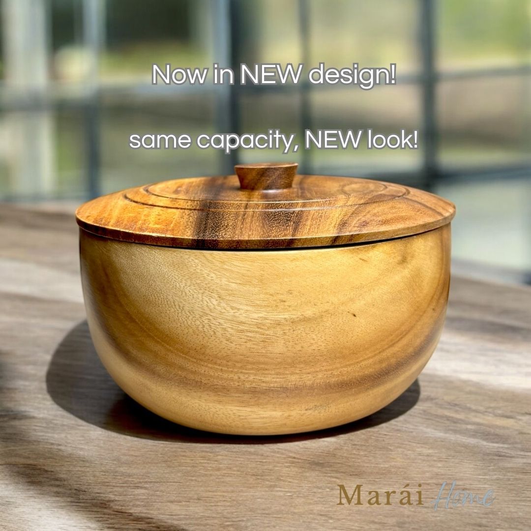 Rice Serving Bowl Acacia