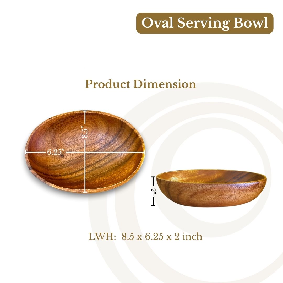 Oval Serving Bowl