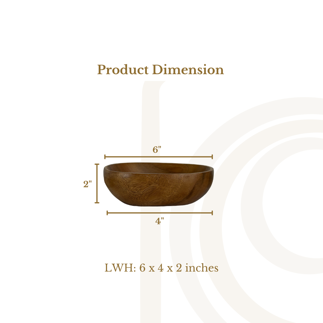 Oval Snack Bowl