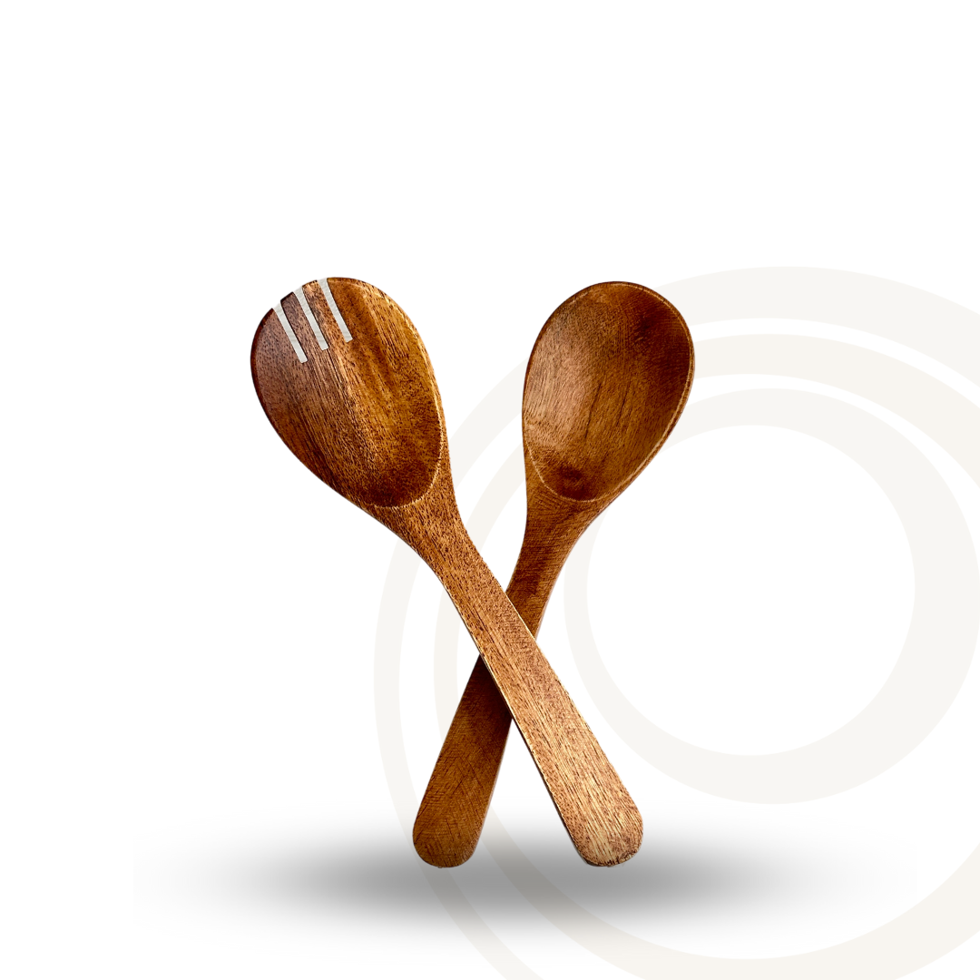 Salad Spoon and Fork Set