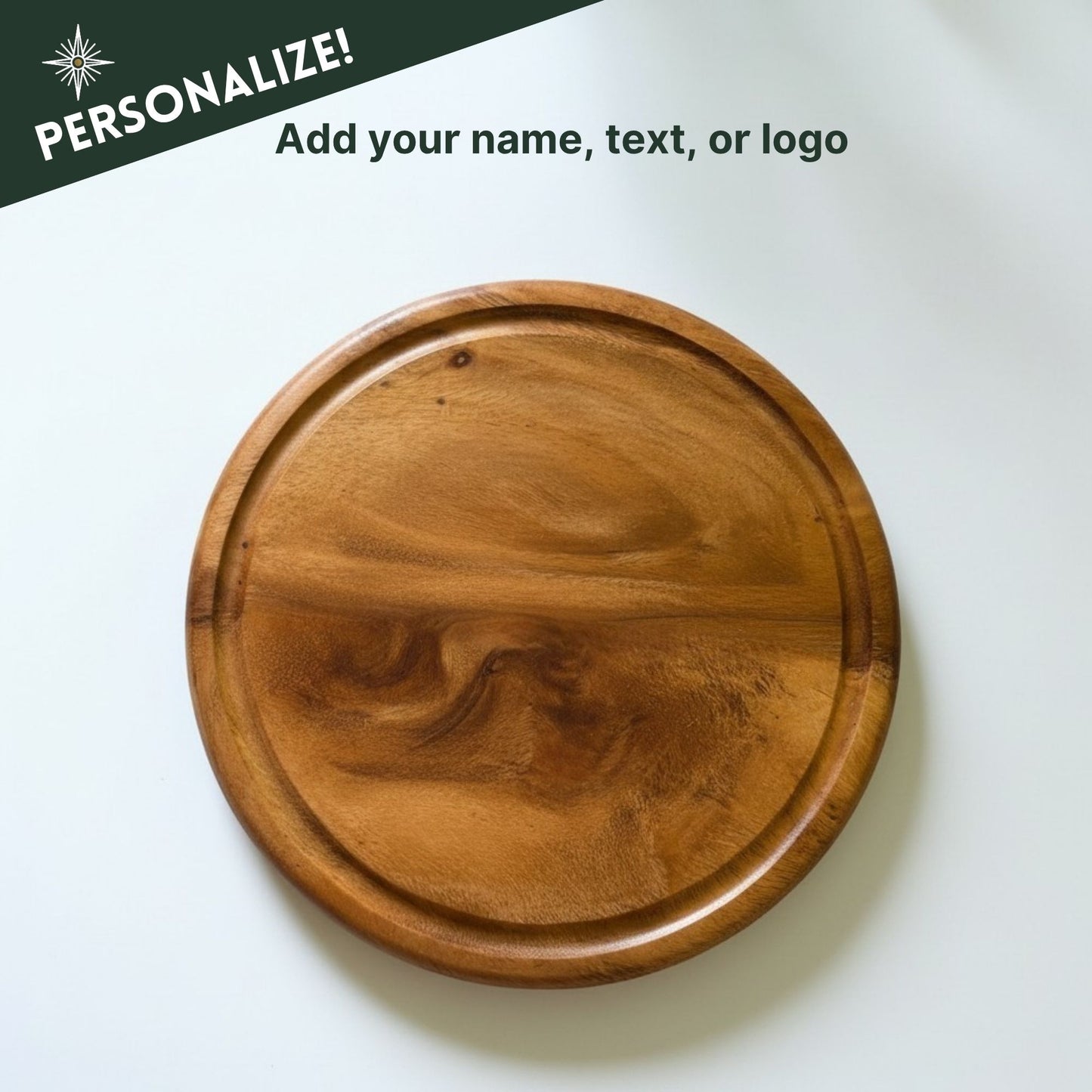 Personalized Round Steak Board