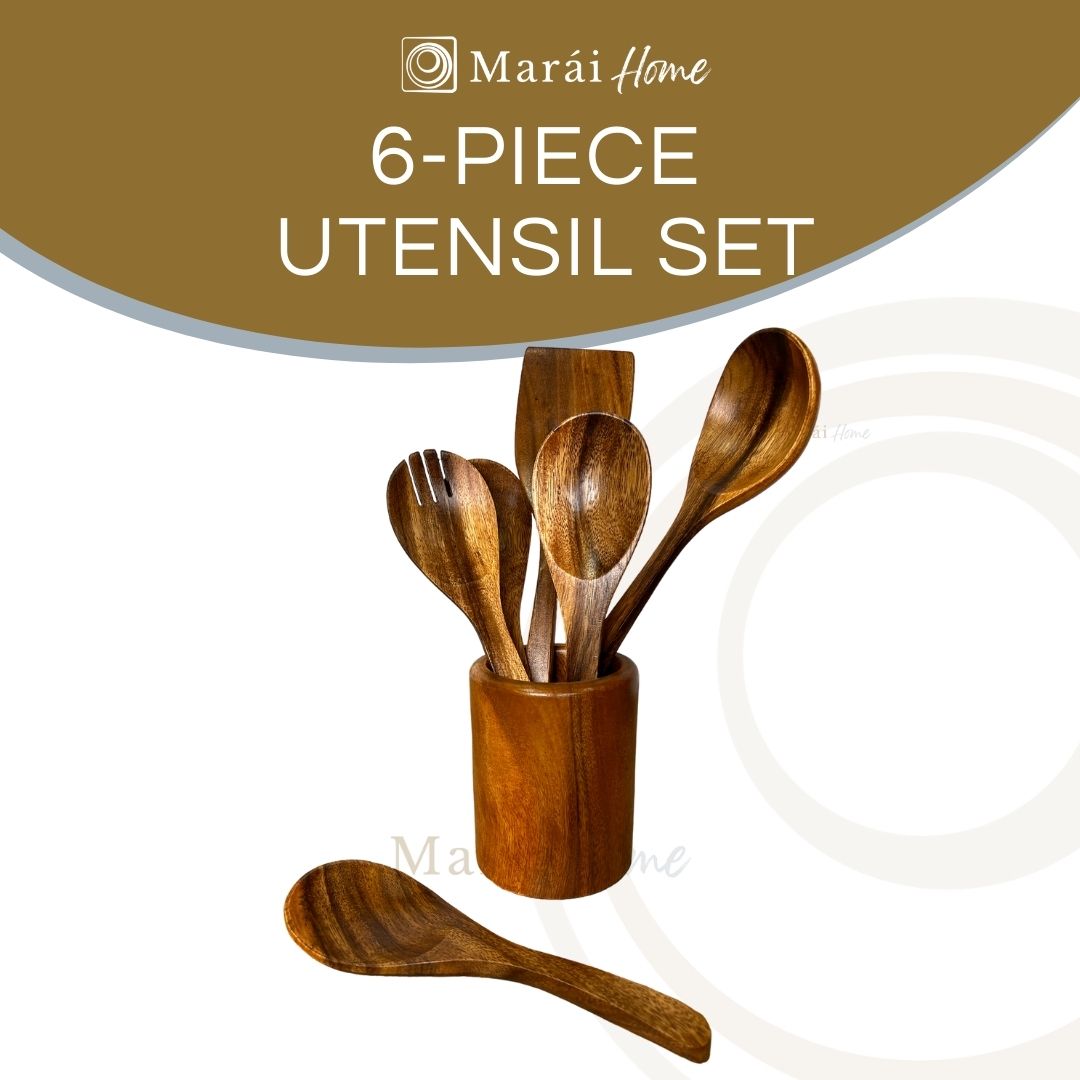 6-Piece Utensil Set with Holder