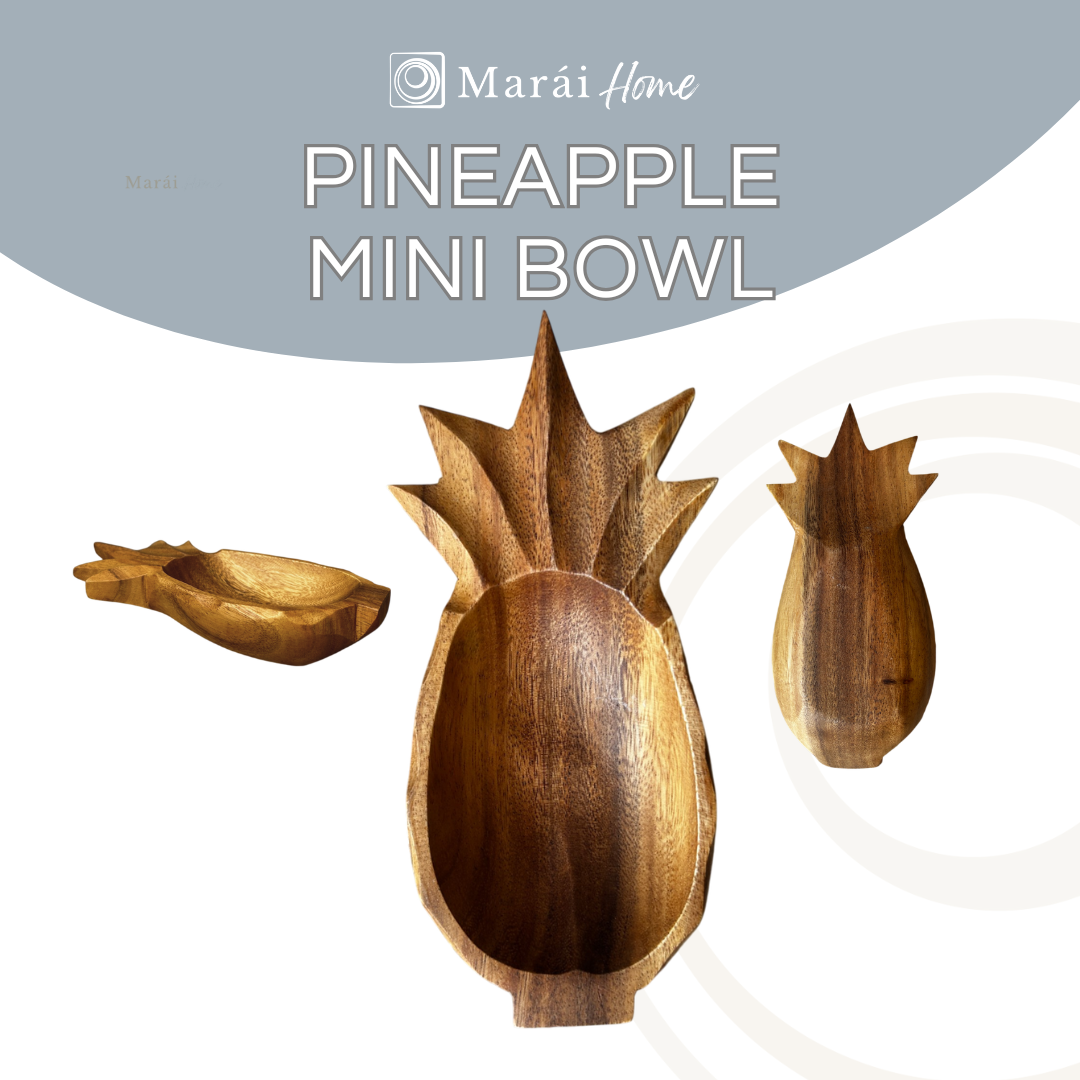 Pineapple Mini Bowl Acacia Wood