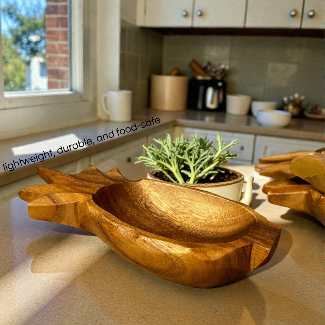Pineapple Mini Bowl Acacia Wood